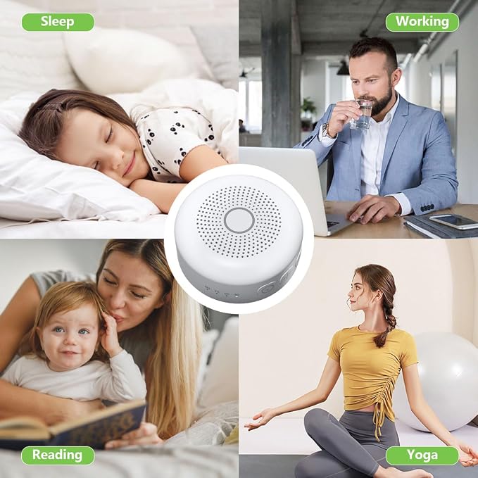 Sleepbox Portable White Noise Machine 30 Soothing Sounds Rechargeable Battery - Image 8