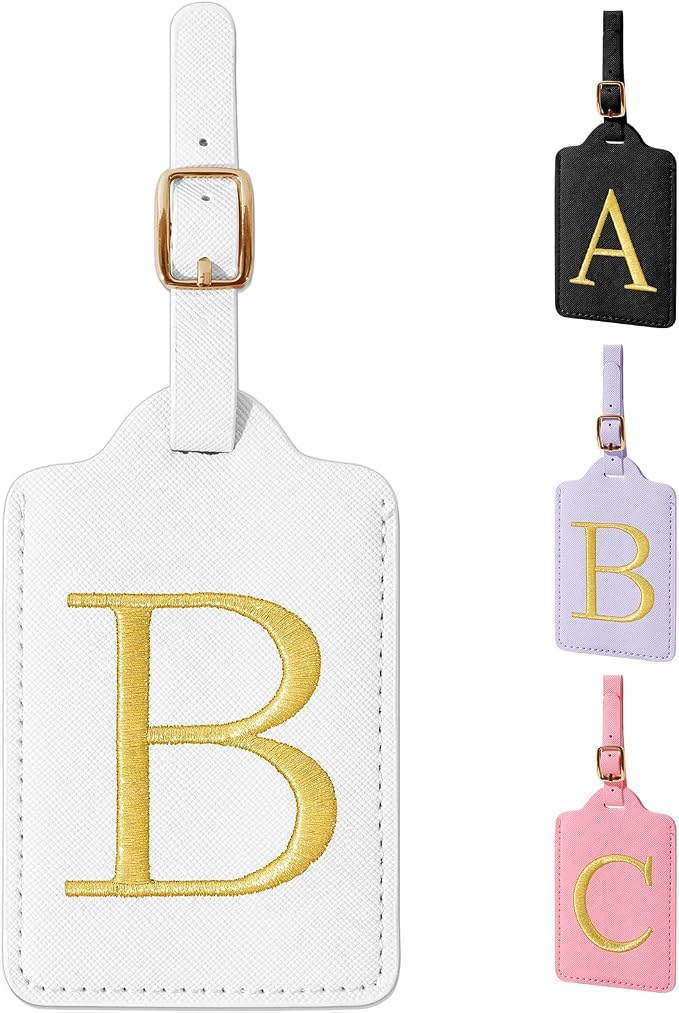 Personalized Initial Luggage Tags by izuzta