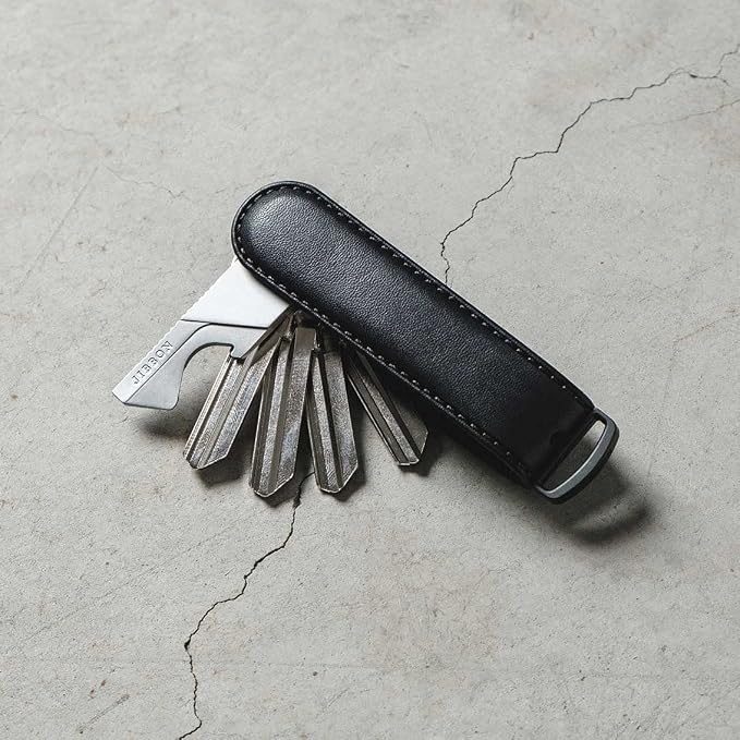Jibbon Italian Premium Leather Key Organizer - Image 4
