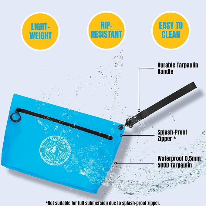 Tactiko Heavy-Duty Splash Water Resistant Zipper Pouches - Image 3
