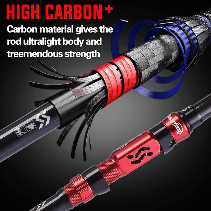 Sougayilang Portable Telescopic Fishing Rod - Image 5