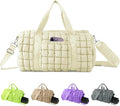 Quilted Travel Duffle Bag Gym Bag by XSUIOY