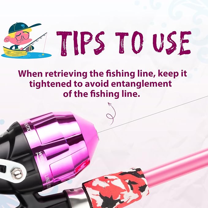 Kids Fishing Pole, Portable Telescopic Kids Fishing Poles - Image 6