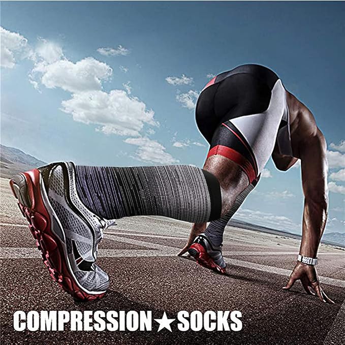 CHARMKING Compression Socks for Women & Men Circulation 15-20 mmHg is Best - Image 2