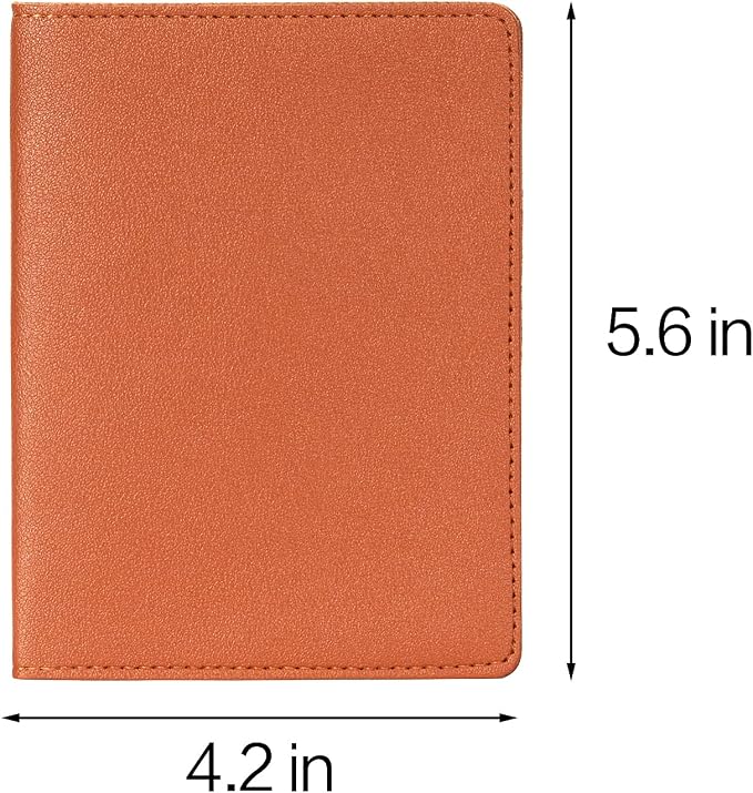 2 Pack Passport covers and Vaccine Card Holder Arouselove PU Leather Passport - Image 2