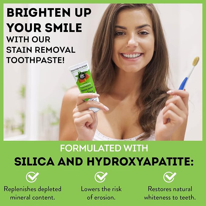 MOUTHWATCHERS Whitening Fluoride Free Naturally Sourced Toothpaste, 2 Tubes - Image 2