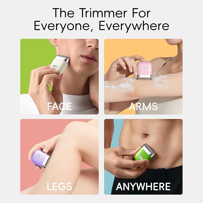 yoose Electric Razors for Women, IPX7 Alloy Body Bikini Trimmer for Women - Image 5