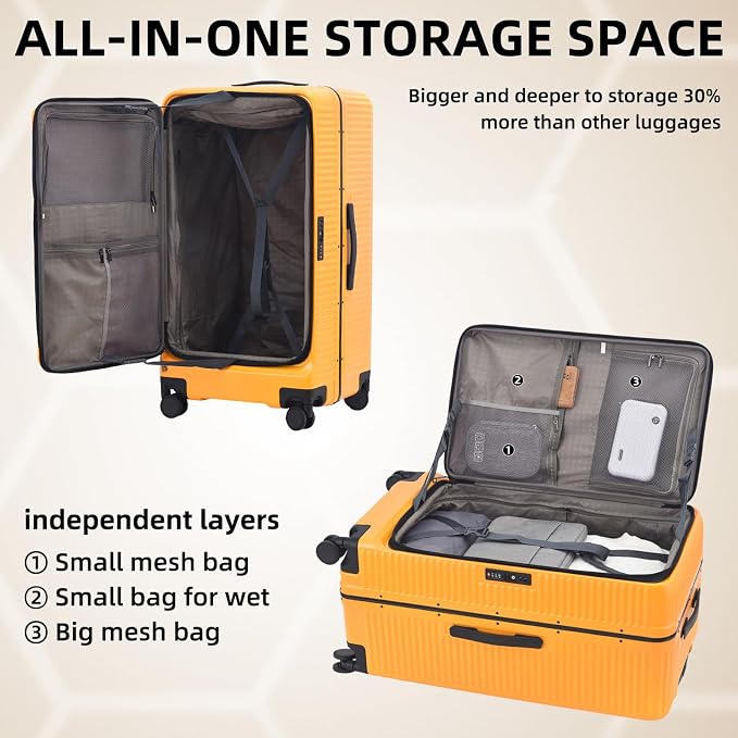 29 Inch 40 * 37 * 77cm, Aluminum Checked Luggage - Image 2