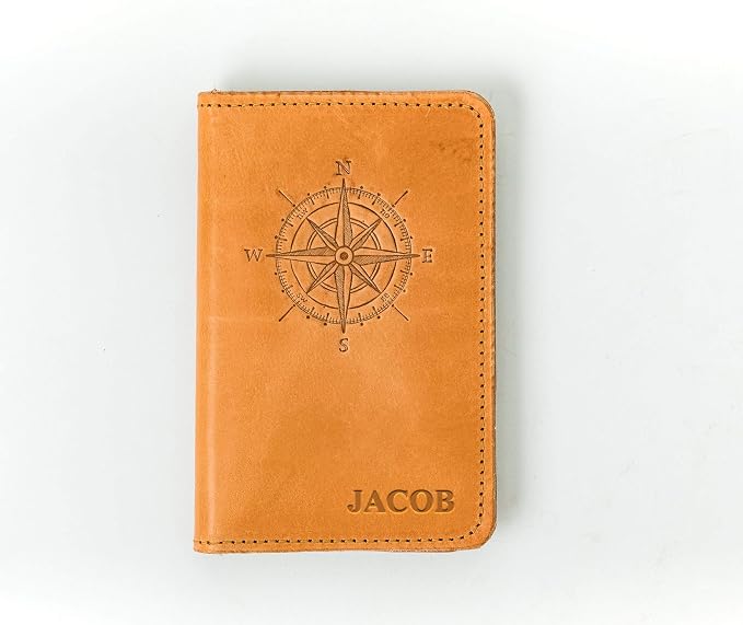 Leather Passport Cover, Field Notes Cover Wallet, Travel Passport Cover - Image 2