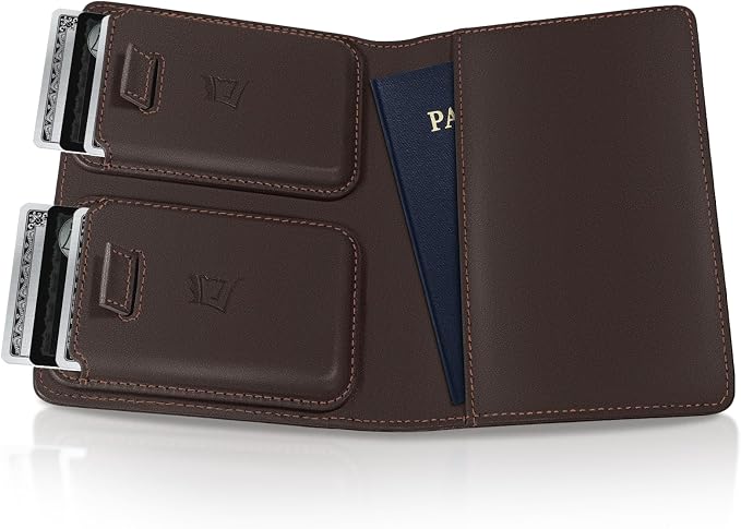 Kings Loot Passport Holder Wallet | RFID Blocking Leather Travel Wallet by KingsLoot