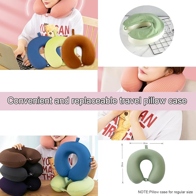 Travel Neck Pillow Cover, Neck Pillow Case - Image 7