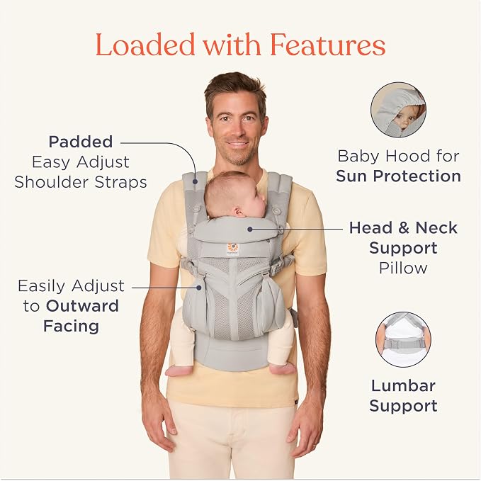 Ergobaby Omni Classic Baby Carrier Newborn to Toddler - Image 4