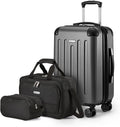 Amazon Basics 3-Piece Luggage Set, Including Carry-On Luggage, and 10" Compact by AmazonBasics