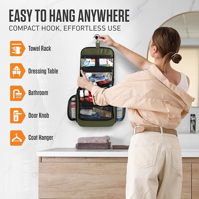 VENTURE 4TH Hanging Travel Toiletry Bag - Image 7
