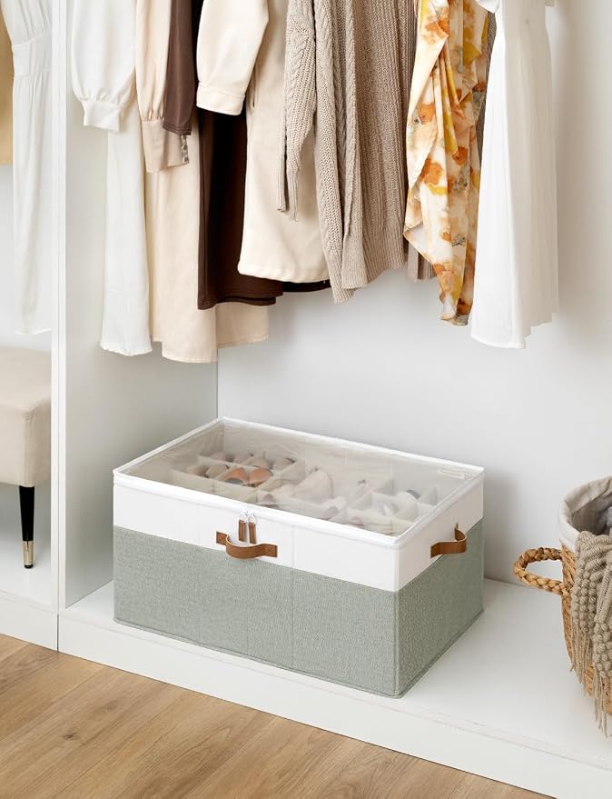 StorageWorks Shoe Organizer for Closet, Fits up to 24 Pairs, Shoe Cubby Storage - Image 7