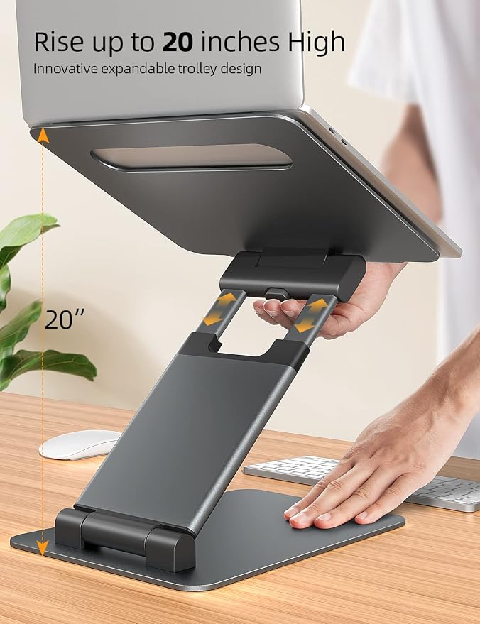 Nulaxy Height Adjustable Laptop Stand - Image 5