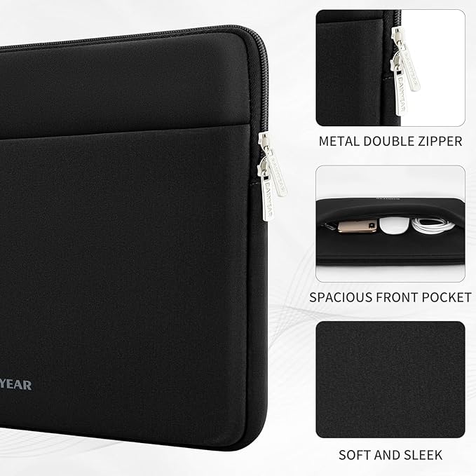 RAINYEAR Laptop Sleeve Case 15.6 Inch, Protective Portable Case - Image 2