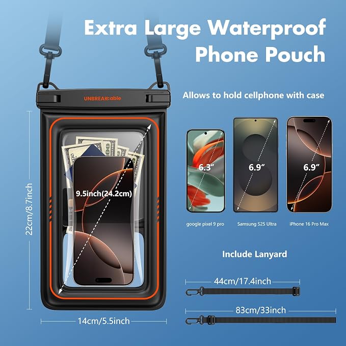 UNBREAKcable IPX8 Phone Case Dry Bag - Image 2