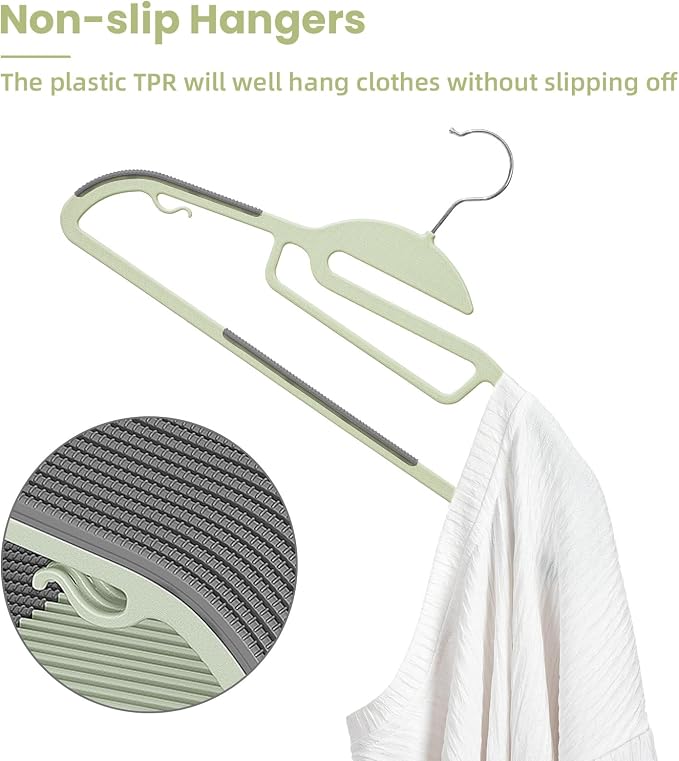 BAGAIL Plastic Hangers 50 Pack - Image 3