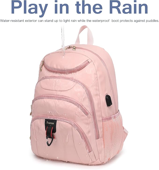 Boavan Laptop Backpack for women, 15.6 inch Laptop Bag - Image 5