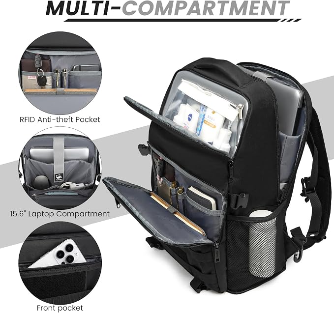 Lunch Backpack, Insulated Cooler Backpack Removable Lunch Box - Image 5