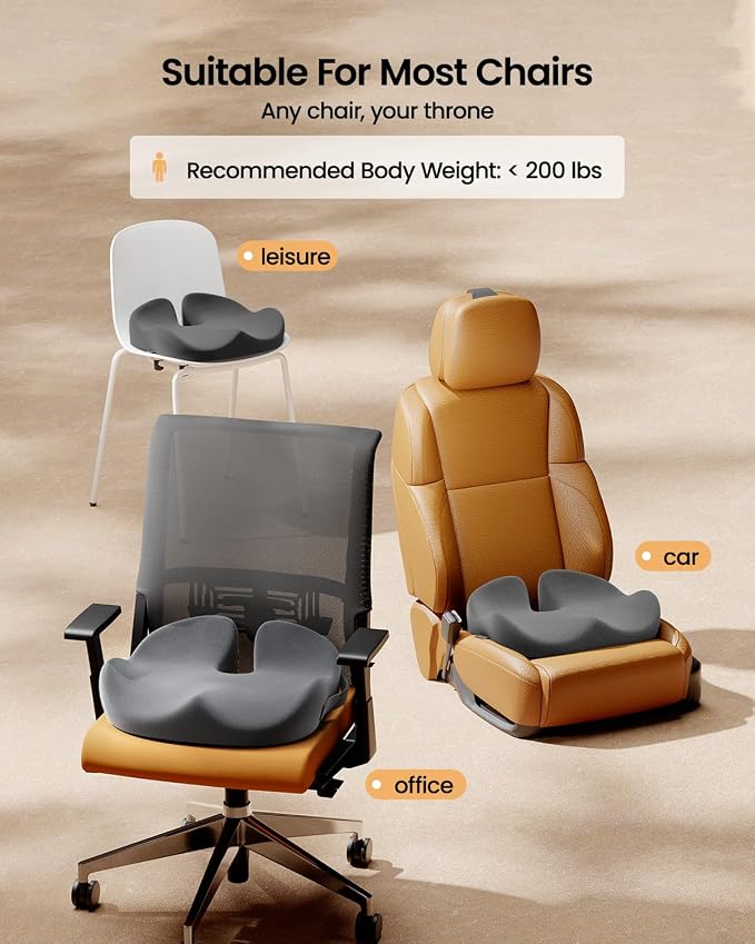 ProtoArc Seat Cushion, Office Chair Cushion - Image 6