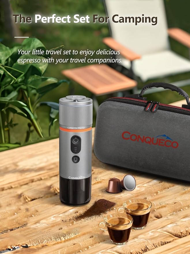 CONQUECO Portable Espresso Machine Travel: 12v Car Coffee Maker - Image 7