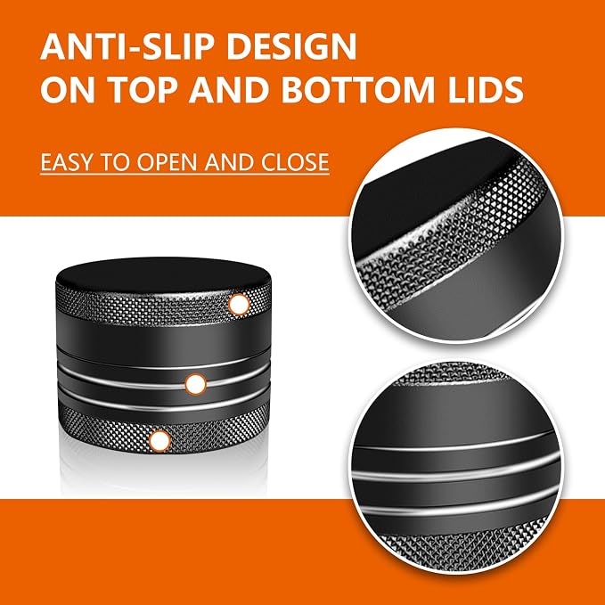 Small Pill Box, Portable Daily Box, Aluminium Alloy Round Container - Image 3
