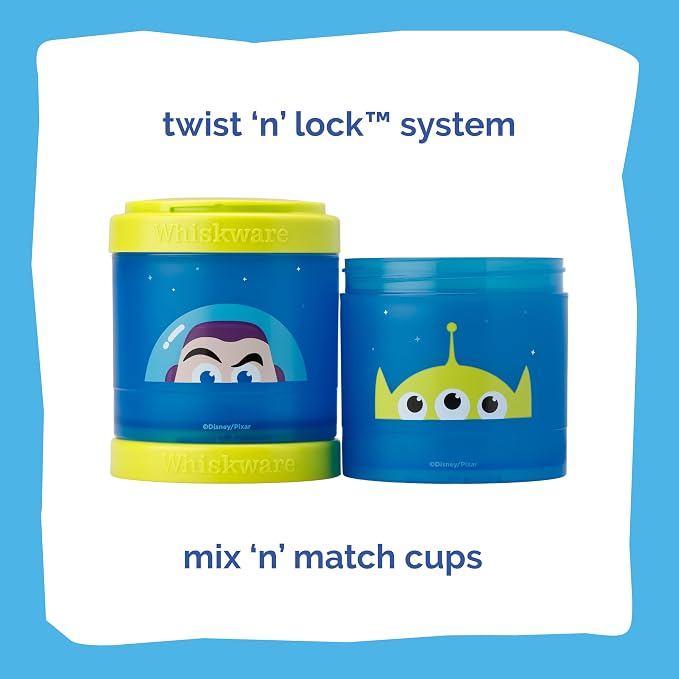 Whiskware Disney Pixar Stackable Polypropylene Snack Containers - Image 3