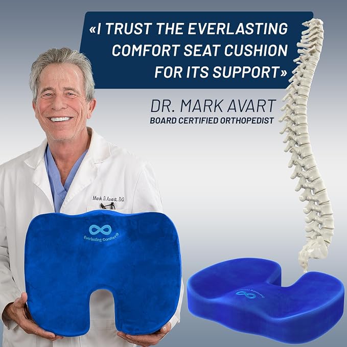 Everlasting Comfort Doctor Recommended Memory Foam Seat Cushion - Image 6