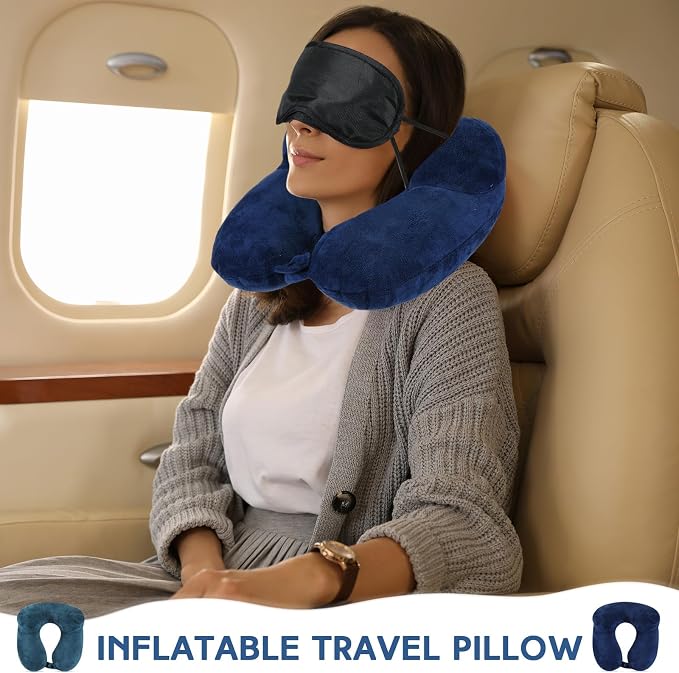 Sintuff 2 Pack Inflatable Travel Pillow - Image 4