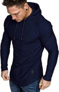Lexiart Mens Fashion Athletic Hoodies Sport Sweatshirt Solid Color Fleece by Lexiart