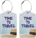 2 Pcs Time to Travel Luggage Tag by Xovweinp