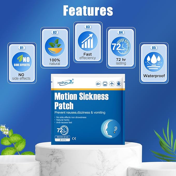 48ct Motion Sickness Patches – Sea Sickness Patches - Image 5