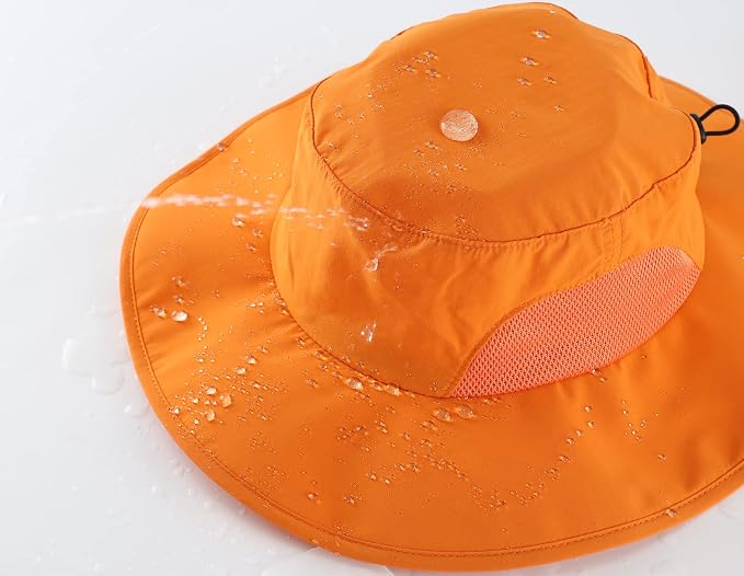 Home Prefer UPF50+ Mens Sun Hat Wide Brim Fishing Hat - Image 3
