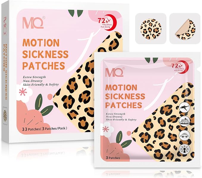 MQ 33ct Motion Sickness Patch Non Drowsy, Sea Sickness Patches by MQ