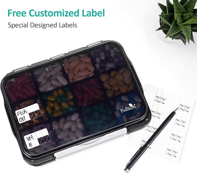 Fullicon Daily Travel Moisture Proof Pill Case - Image 6