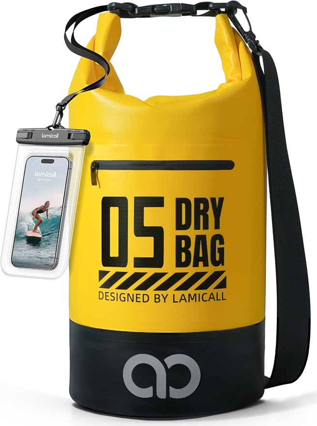 Lamicall Dry Bag Waterproof Backpack - 5L/10L/20L/30L/40L Roll Top Waterproof by Lamicall