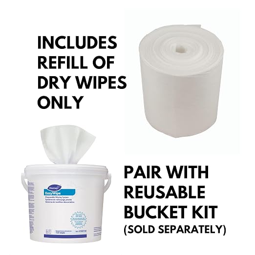 Diversey EasyWipe Dry Cloths, 120/Bucket, 6 Buckets/Carton - Image 3