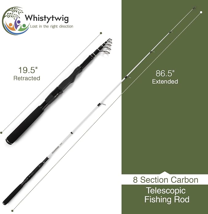 Whistytwig Telescopic Fishing Rod - Image 2