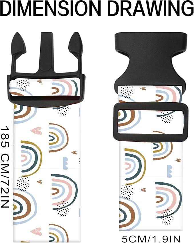 Luggage Straps for Suitcases, Adjustable Travel Belt, Durable Wide Luggage Strap - Image 6