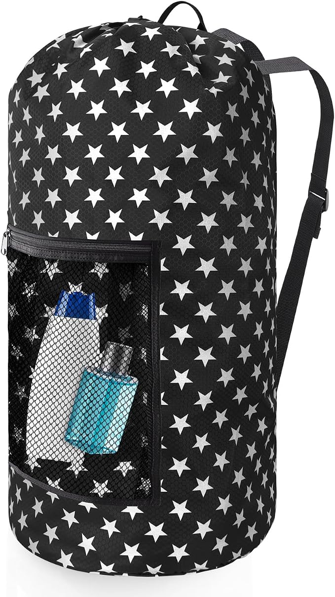 Portable Laundry Bag Backpack by Unknown