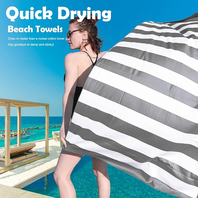 Your Choice Microfiber Quick Dry Sand-Free Beach Towel - Image 3
