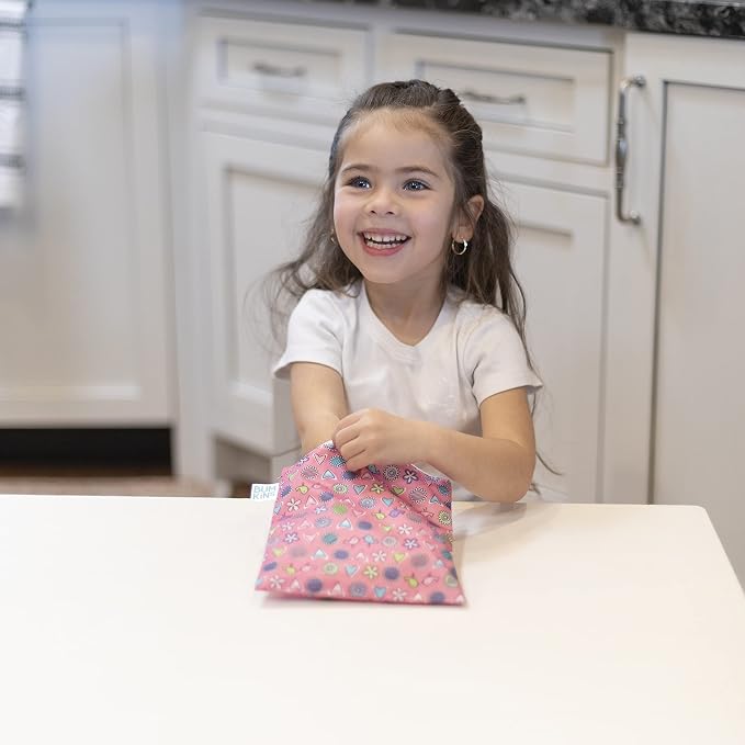Bumkins Reusable Sandwich and Snack Bags, - Image 3