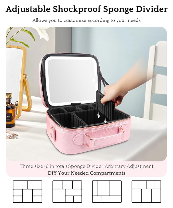 MOMIRA Travel Makeup Bag Cosmetic Bag - Image 6