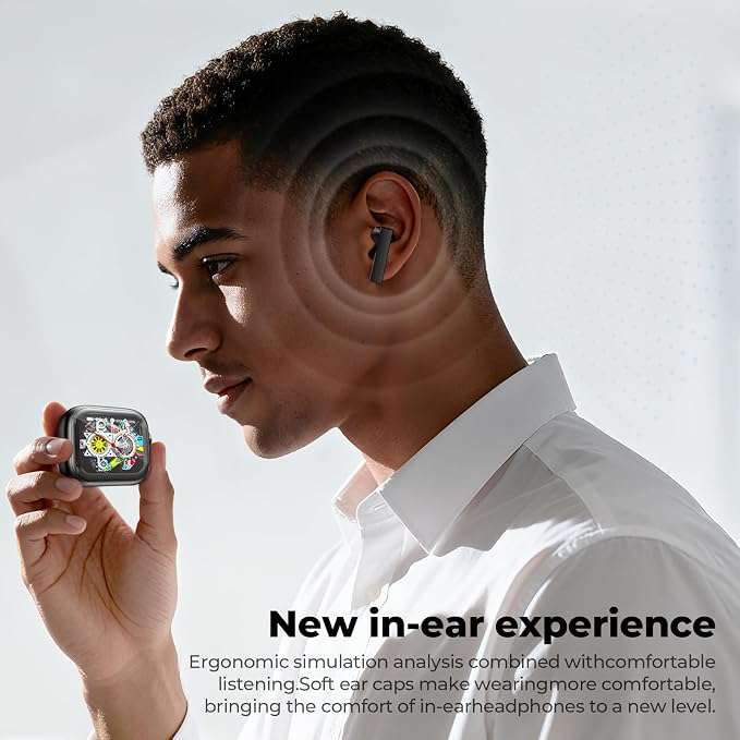 NE40 Earbuds with LCD Screen, NE40 Translation Earbuds, Translator Headphones - Image 8