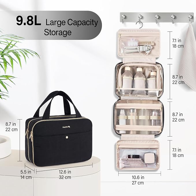 Hanke Hanging Travel Toiletry Bag - Image 2