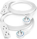 Maximm Cable 6 Ft 360° Rotating Flat Plug Extension Cord/Wire, 16 AWG Multi 3 by MaximmCable