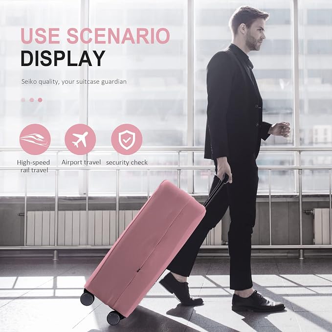 Travel Luggage Cover Suitcase Protector Scratch-Resistant Fit 19-31 Inch - Image 7