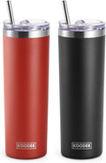 koodee Skinny Tumbler-20 oz Stainless Steel Iced Coffee Tumbler by koodee
